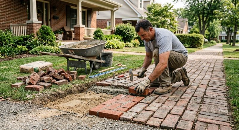 Brick Flatwork Repair in Angwin, CA