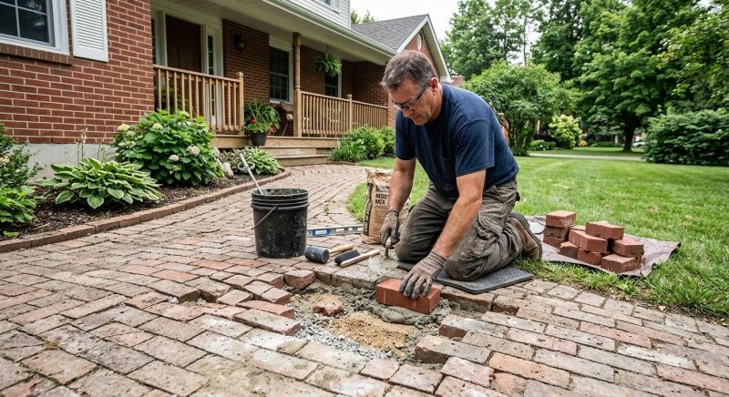 Brick Flatwork Repair in Cotati, CA