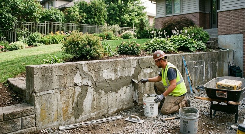 Brick Retaining Wall Repair in Santa Rosa, CA