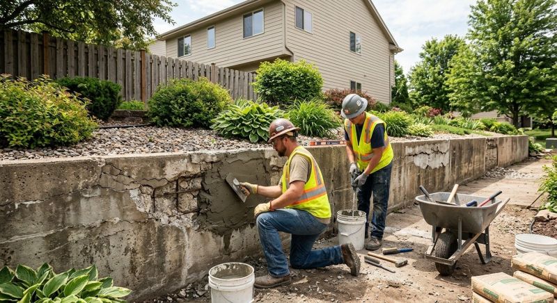 Brick Retaining Wall Repair in Santa Rosa, CA