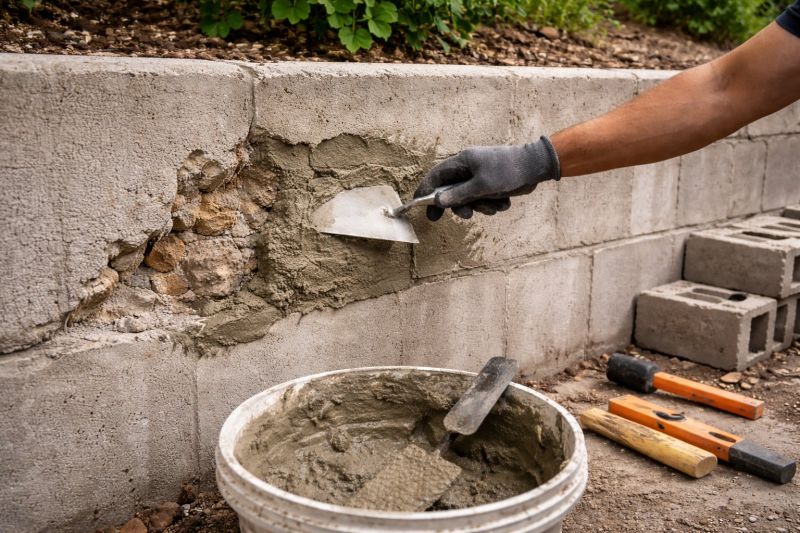 Brick Retaining Wall Repair in Santa Rosa, CA