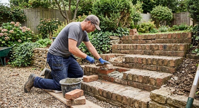 Brick Stairs Repair in Cazadero, CA