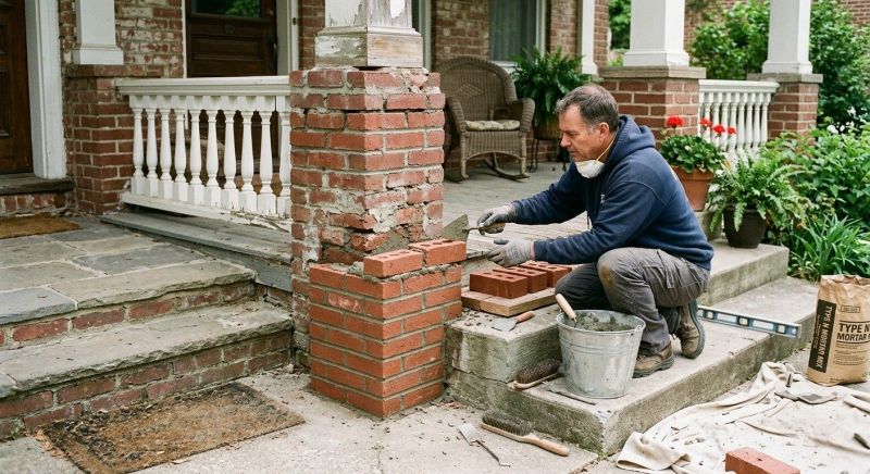 Brick Stairs Repair in Cotati, CA