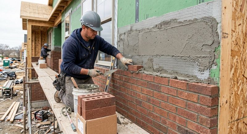 Brick Veneer Installation in Guerneville, CA