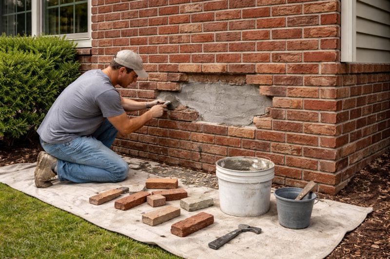 Brick Veneer Installation in Saint Helena, CA