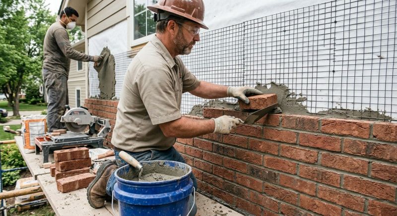 Brick Veneer Replacement in Saint Helena, CA