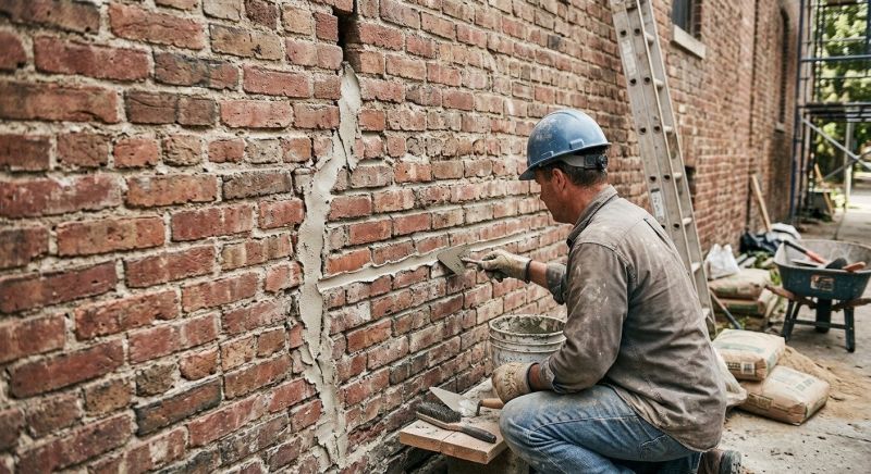 Brick Wall Repair in Santa Rosa, CA
