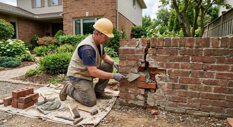 Brick Wall Repair in Sebastopol, CA