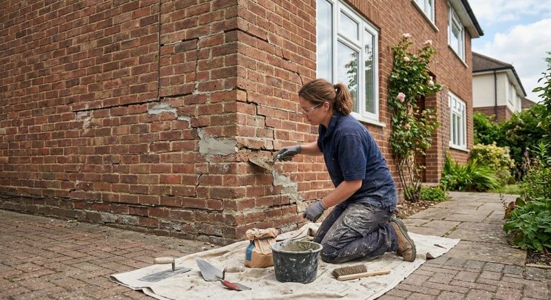 Brick Wall Repair in Sonoma County, CA