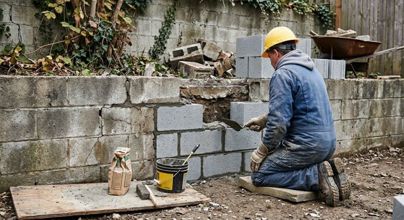 Concrete Block Repair in Cloverdale, CA