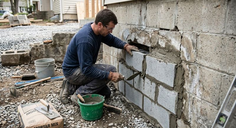 Concrete Block Repair in Santa Rosa, CA