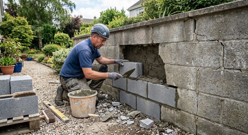 Concrete Block Repair in Penngrove, CA