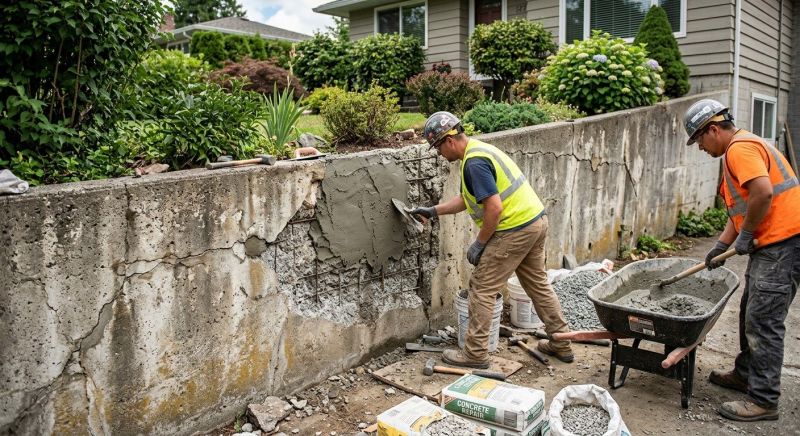 Retaining Wall Repair in Angwin, CA