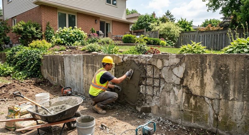 Retaining Wall Repair in Sebastopol, CA
