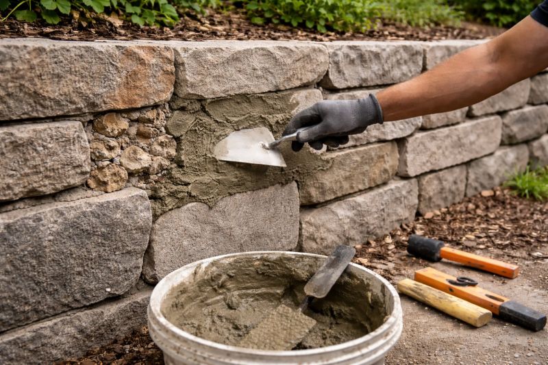 Rock Wall Repair in Santa Rosa, CA