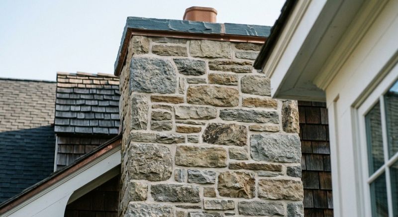 Stone Chimney Installation in Cazadero, CA