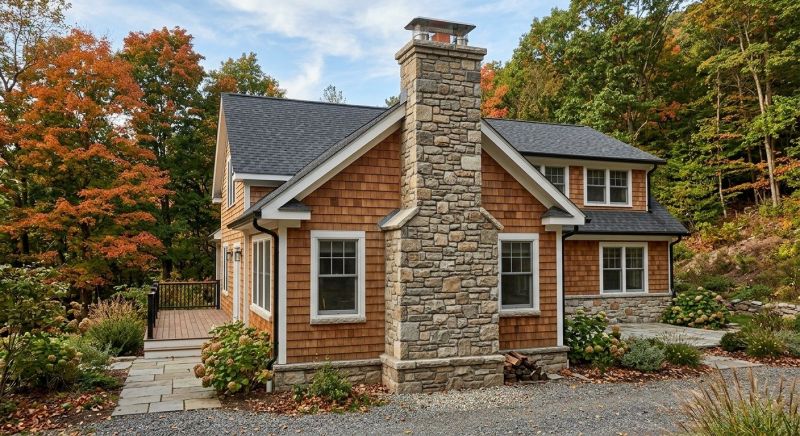 Stone Chimney Installation in Sonoma, CA
