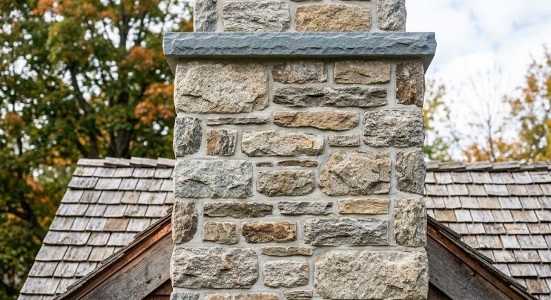 Stone Chimney Installation in Sonoma County, CA