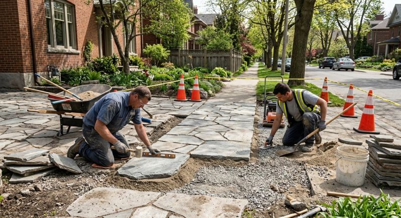Stone Driveway Repair in Santa Rosa, CA