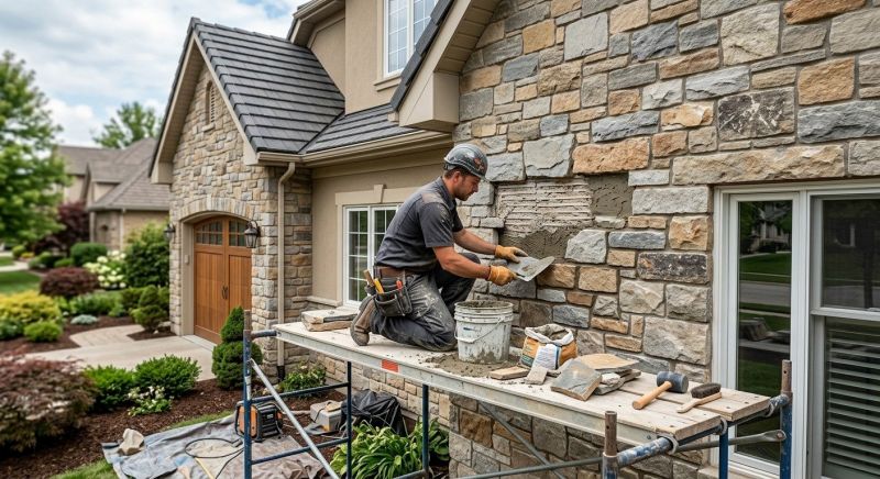Stone Veneer Repair in Angwin, CA