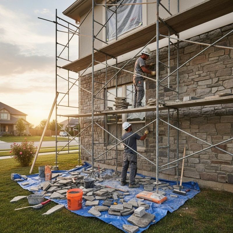 Stone Veneer Repair in Cazadero, CA