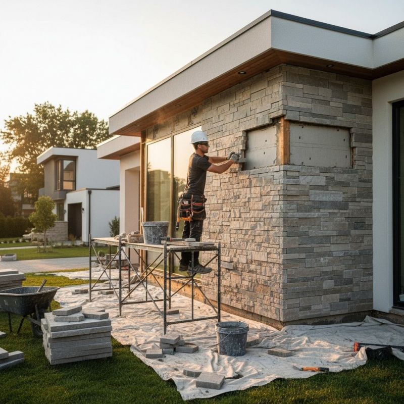 Stone Veneer Repair in Cloverdale, CA