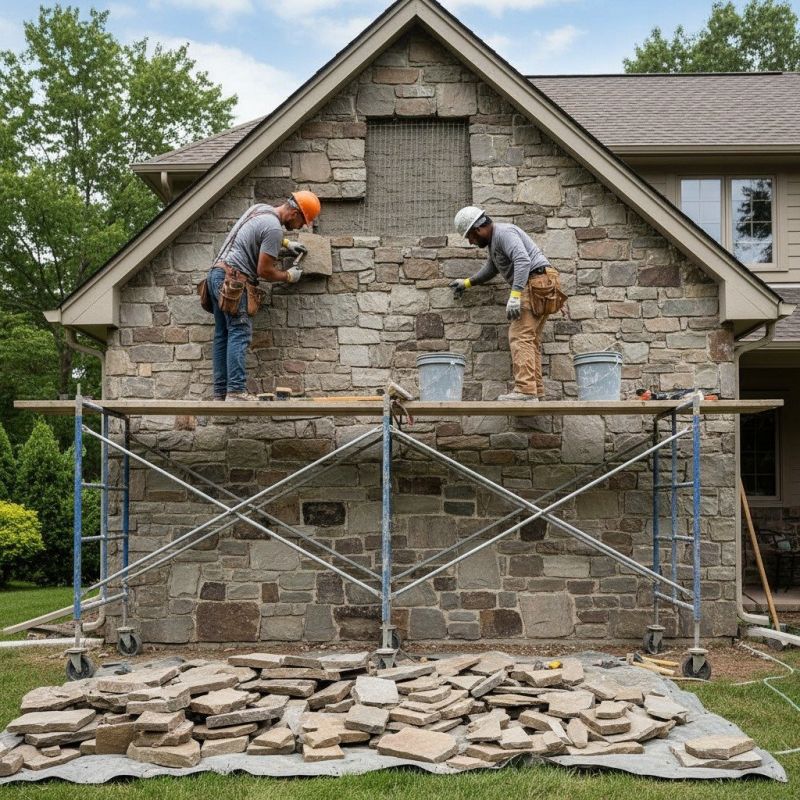 Stone Veneer Repair in Cloverdale, CA