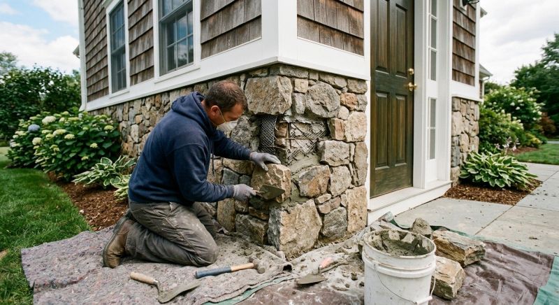 Stone Veneer Repair in Cotati, CA