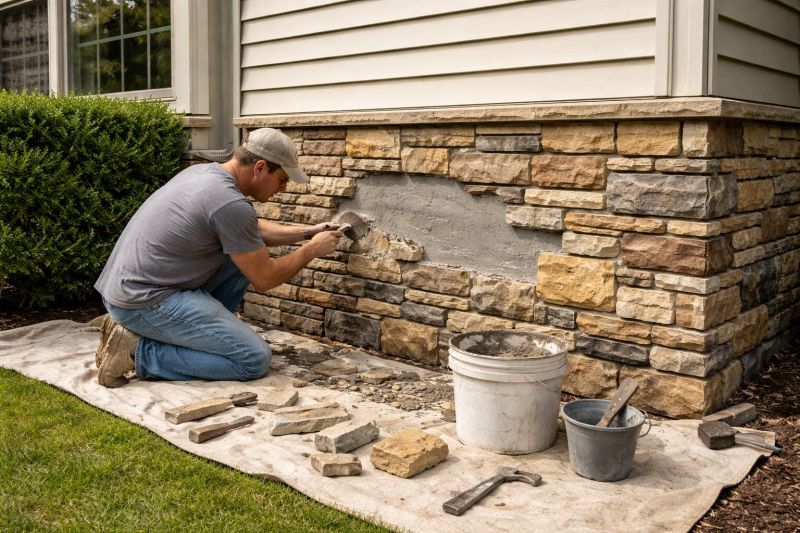 Stone Veneer Repair in Sonoma, CA