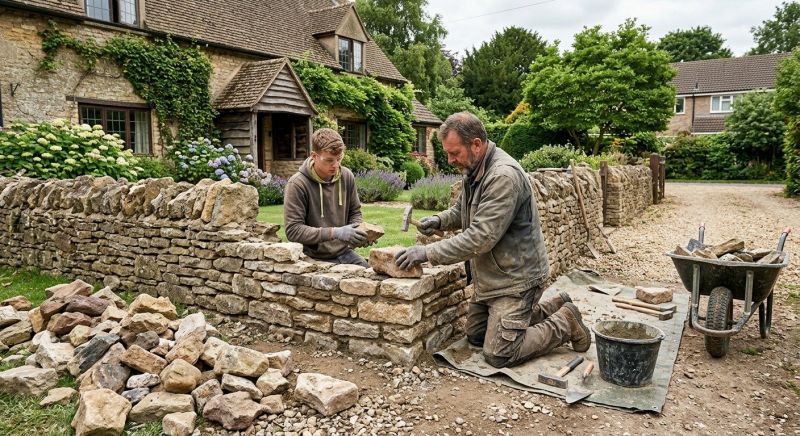 Stone Wall Repair in Cotati, CA