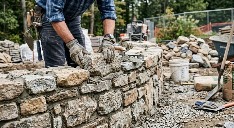 Stonework Installation in Cloverdale, CA